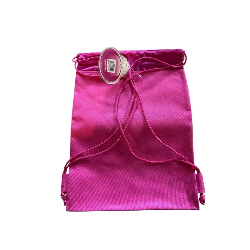NWT Bundle 2 Disney Rapunzel Pink Drawstring Bags Rucksacks 14
